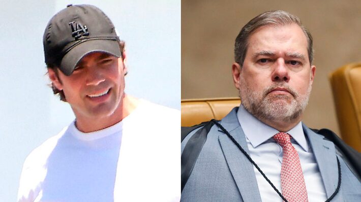 O ministro Dias Toffoli é relator do STF do processo sobre fraudes no Banco Master, comandado por Danielo Vorcaro Foto: Fábio Vieira/Estadão e Wilton