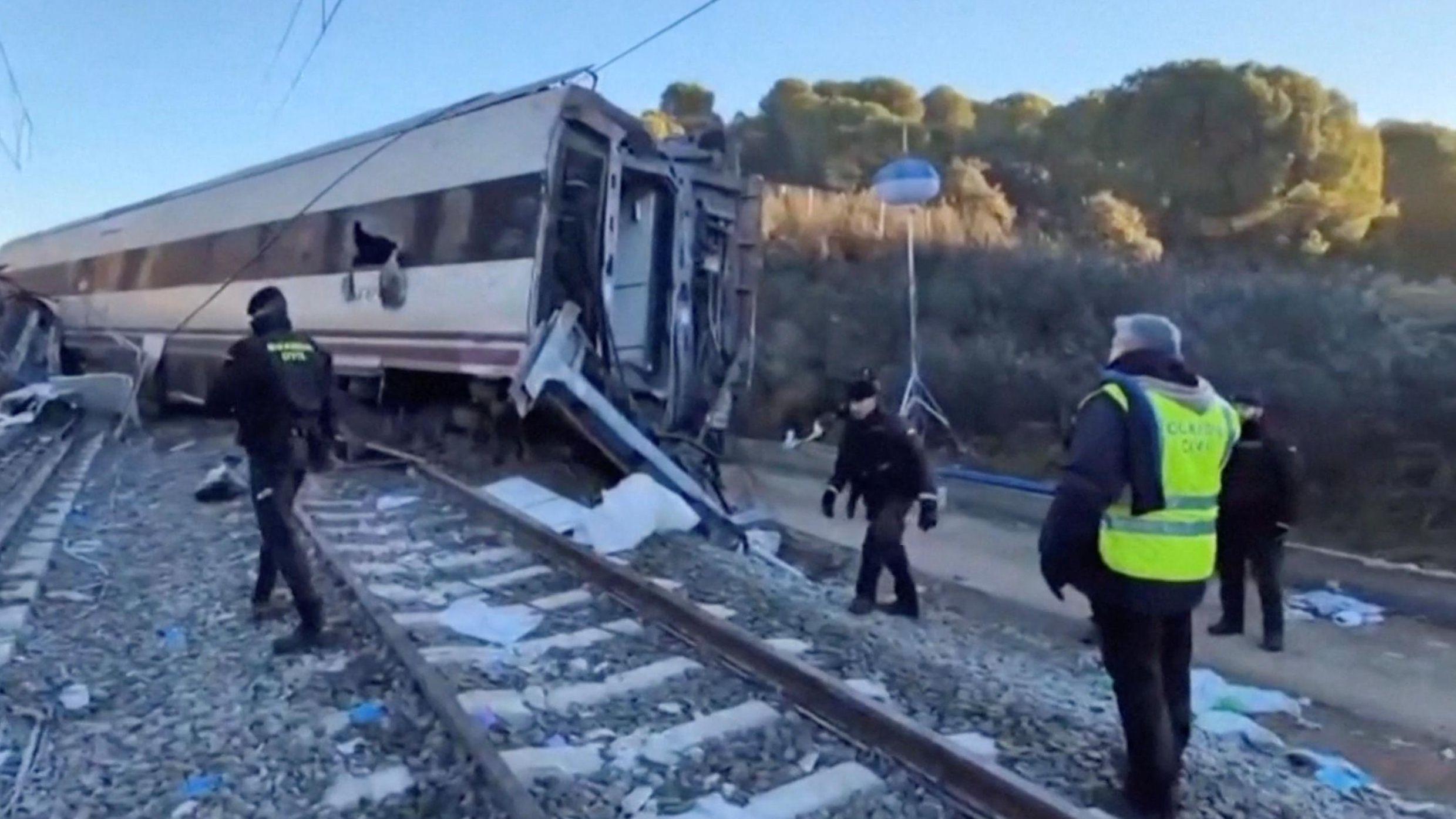 Spain train crash recovery continues as investigators probe 