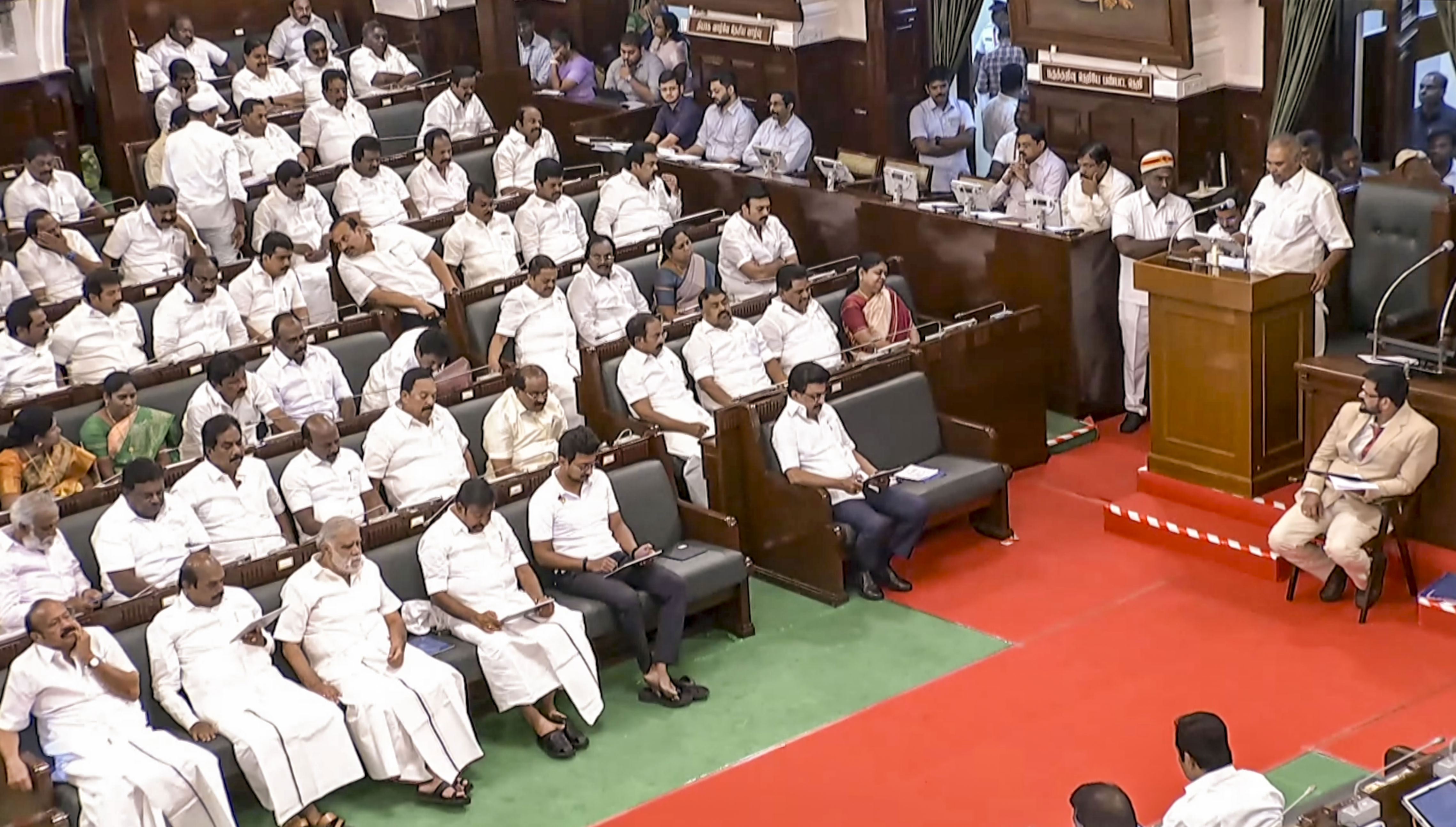High drama in TN assembly, Gov Ravi walks out without reading customary ...