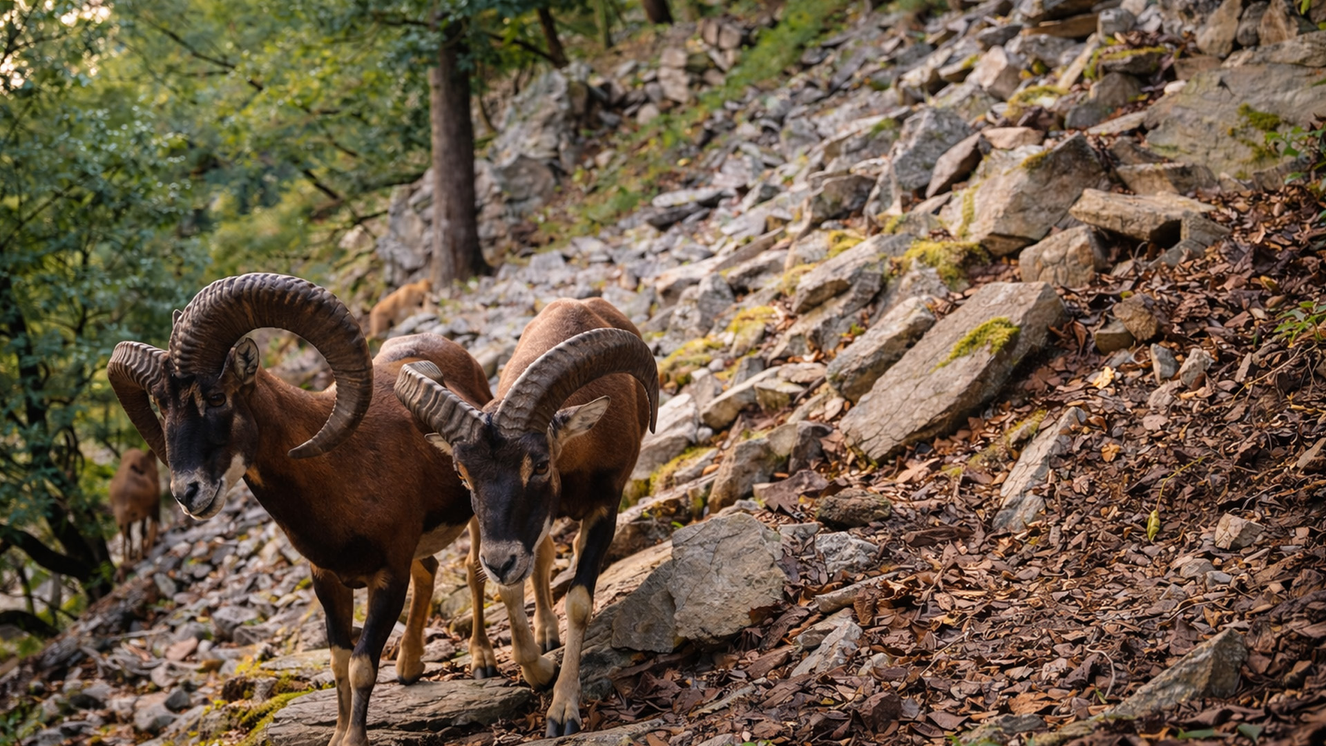 Wild animals caught on camera while no one was around