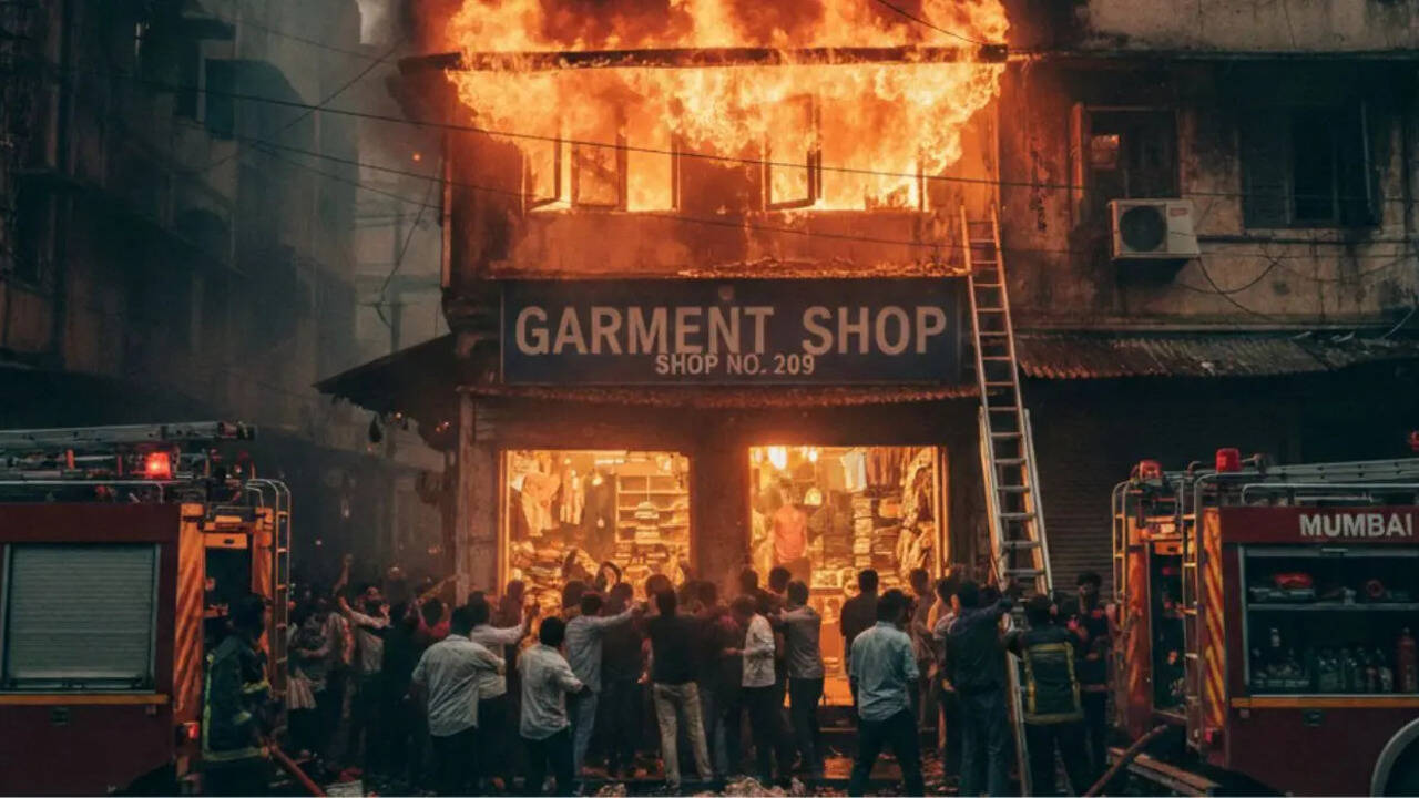 Mumbai Ghatkopar fire: Three injured after blaze breaks out at garment shop