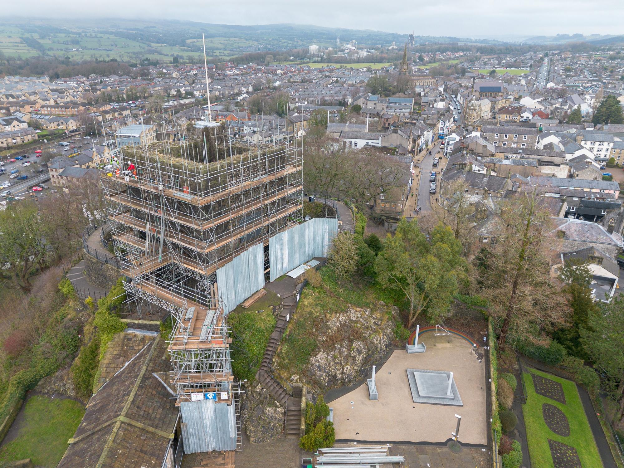 Photos: Work well under way on £2.3m Clitheroe Castle restoration