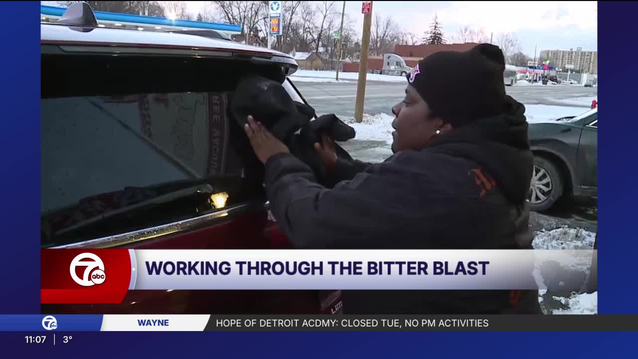 Outdoor workers brave frigid temps and wind chill to 'get the job done'