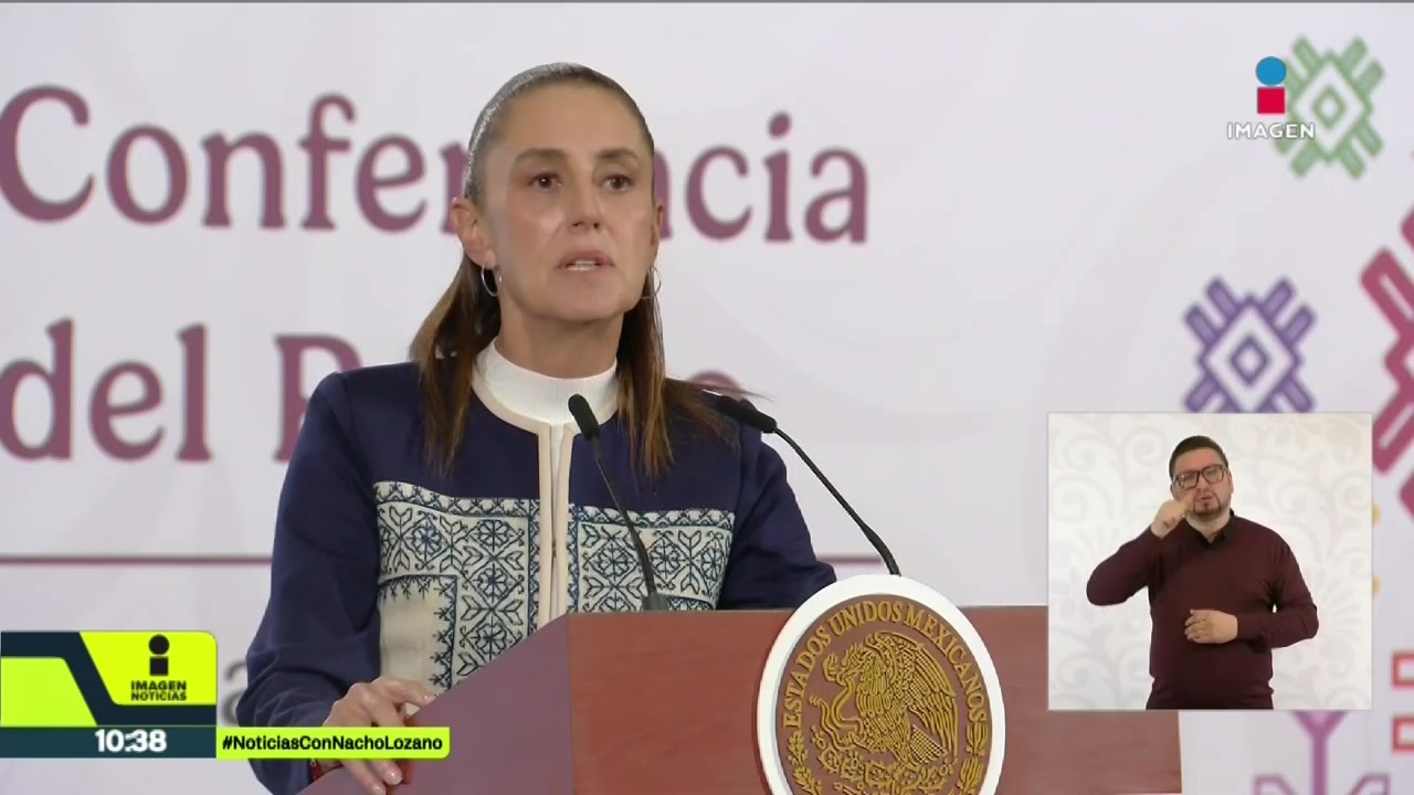 La presidenta Claudia Sheinbaum habló sobre el avión militar de EUA en ...