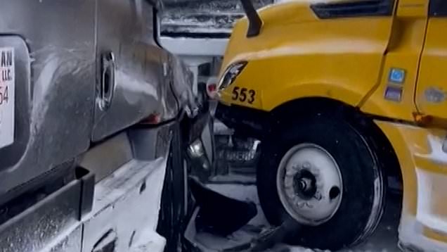 Massive Michigan pileup sees over 100 vehicles collide in highway crash