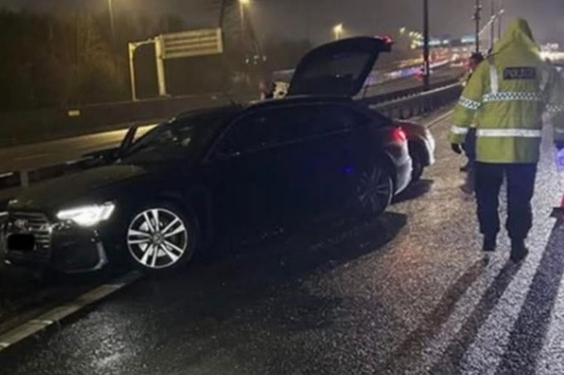 M6 driver travelling wrong way on motorway stopped by police
