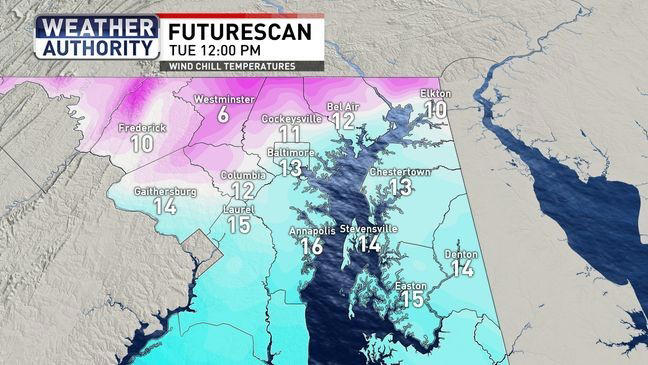 Weather alert | Dangerously cold in Baltimore Tuesday plus weekend snow ...