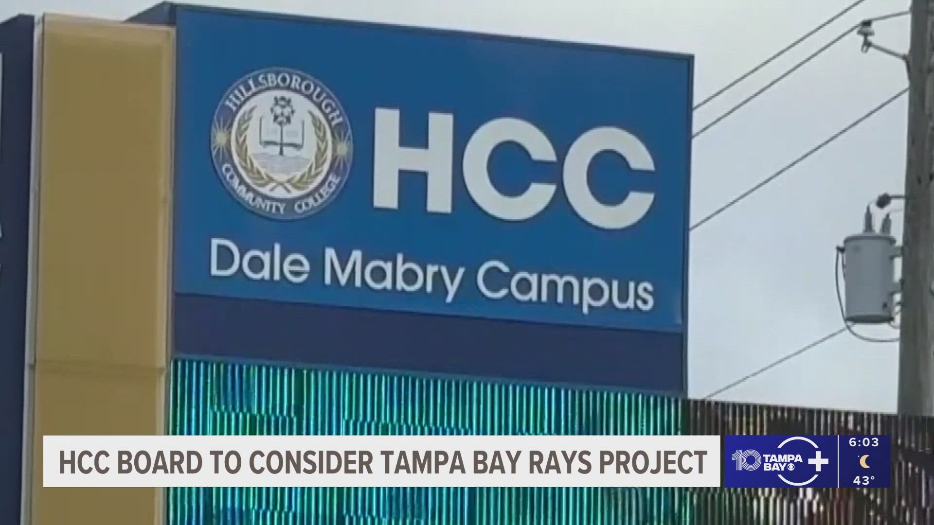 Hillsborough Community College will discuss future Rays stadium ...