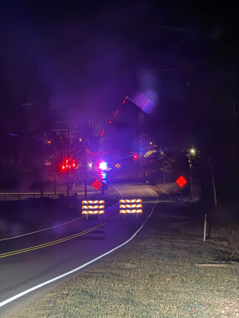 Fire crews working to put out house fire in Winston-Salem