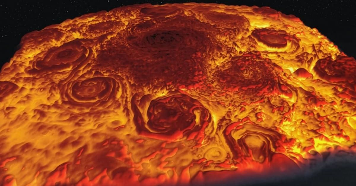Mysterious weather patterns of Jupiter and Saturn's poles reveal ...
