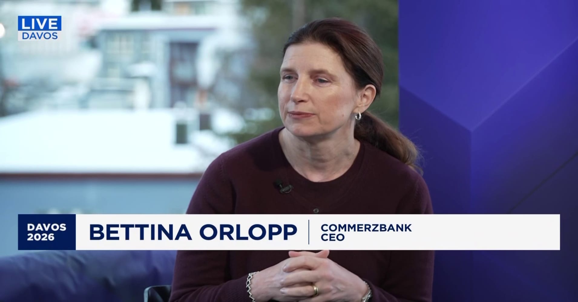 Commerzbank CEO: Banking M&A only makes sense if it creates value