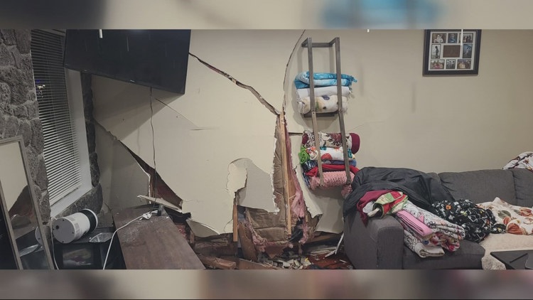 Family displaced after drunk driver crashes into home
