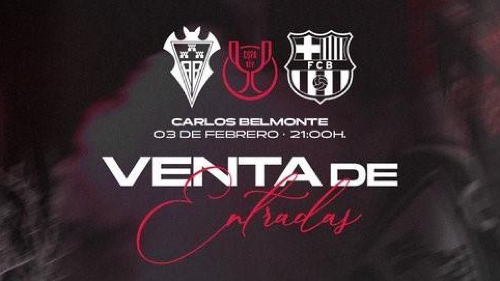 El Albacete lanza la venta de entradas para el partido ante el FC ...