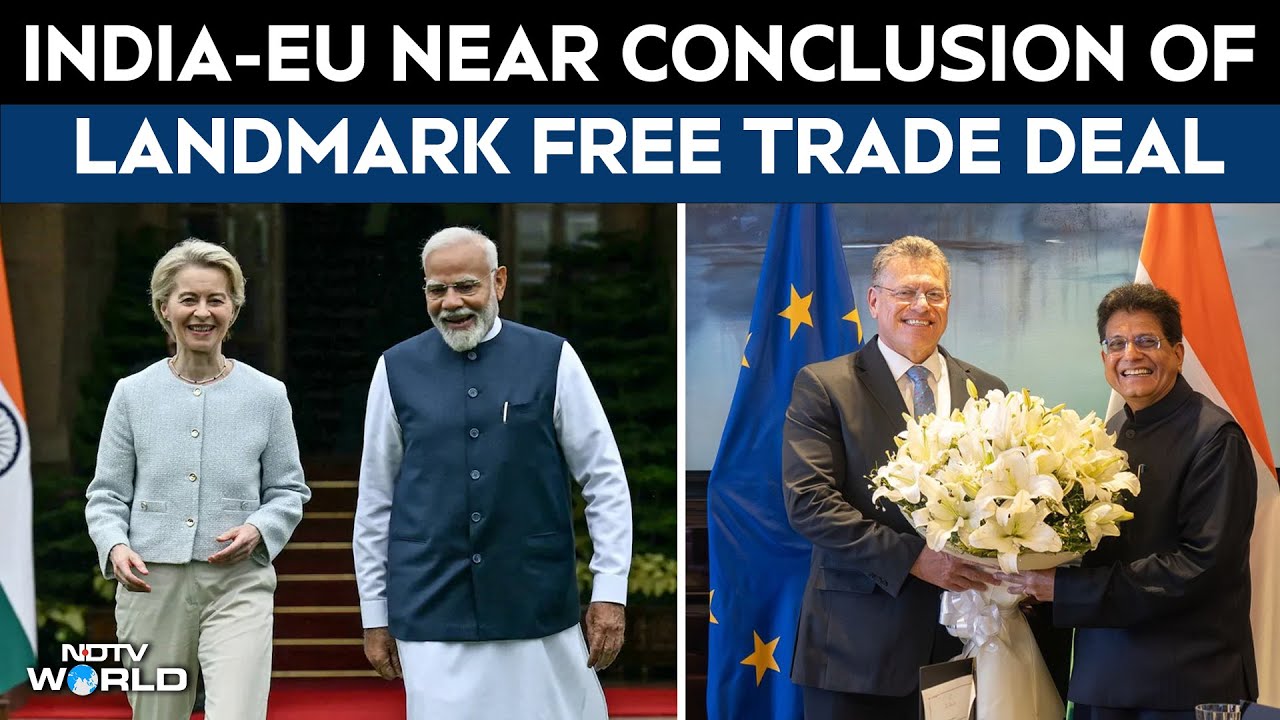 India EU ties | India, EU on brink of historic free trade agreement ...
