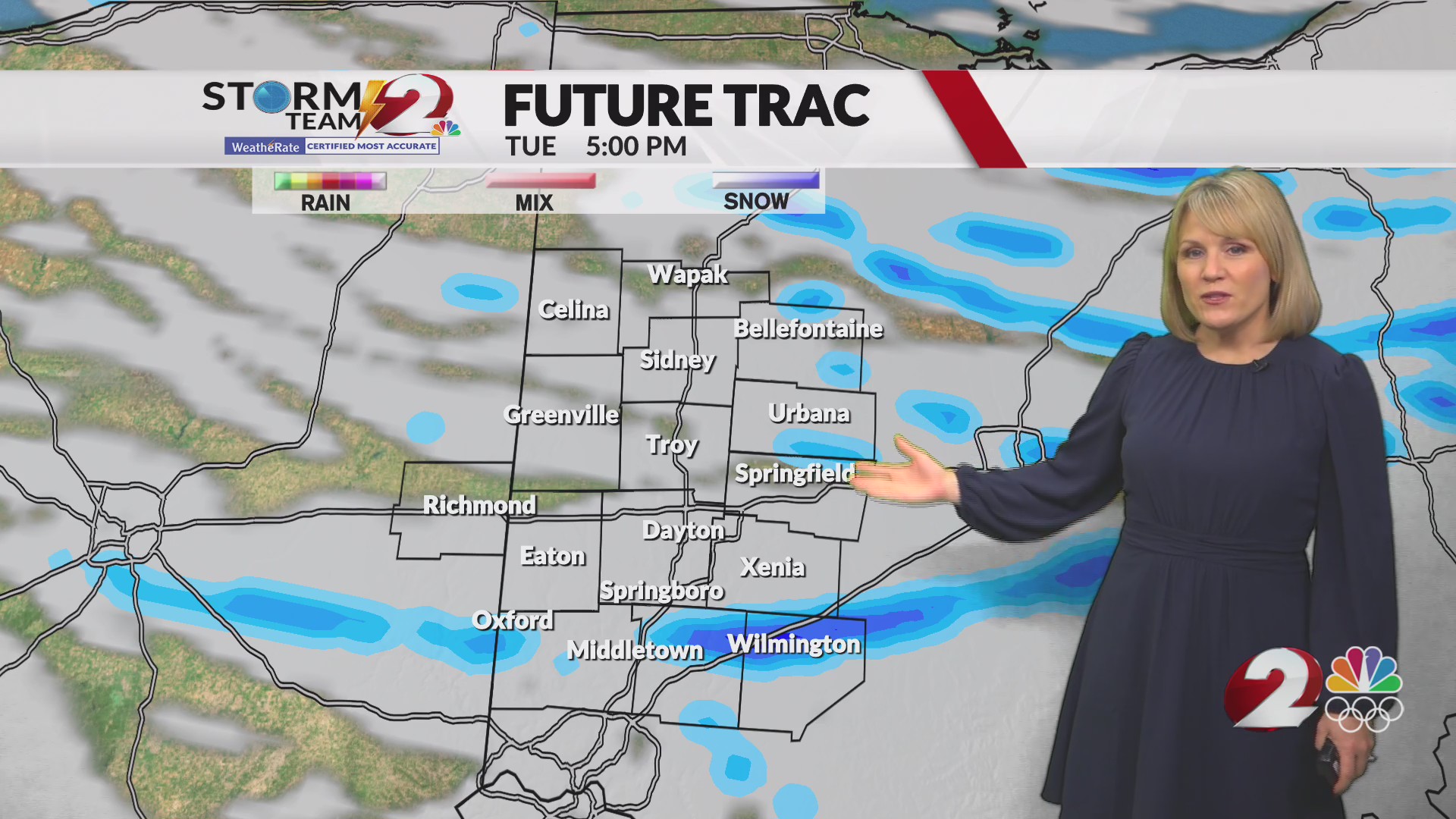 Today's Miami Valley forecast update 1/26/26