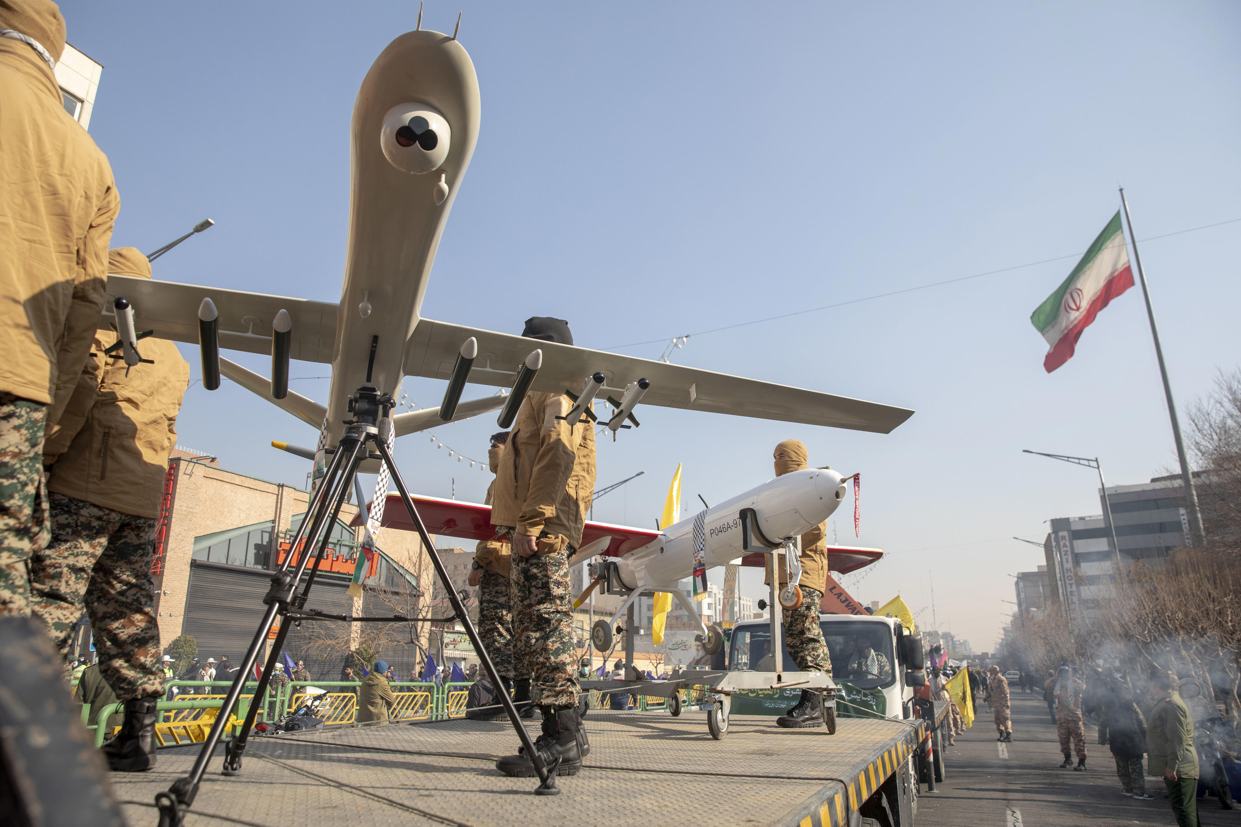 Iranian drone swarms pose threat to US ships, expert says as USS ...