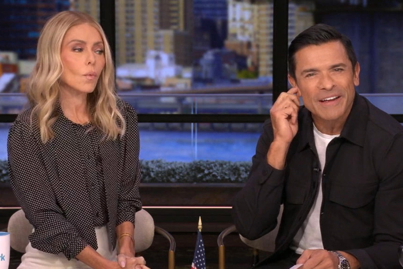 Kelly Ripa and Mark Consuelos host an audience-free 'Live': 