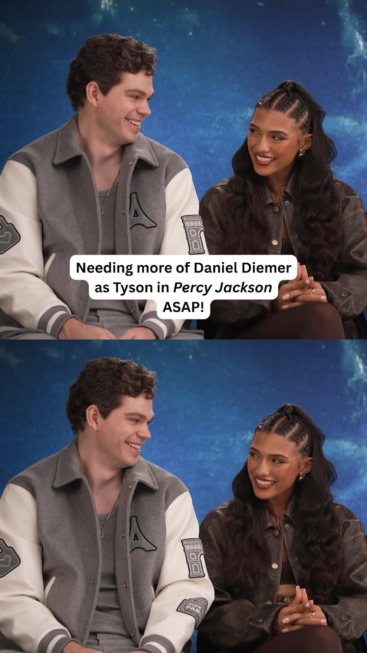 Percy Jackson and the Olympians star Dior Goodjohn admires Daniel