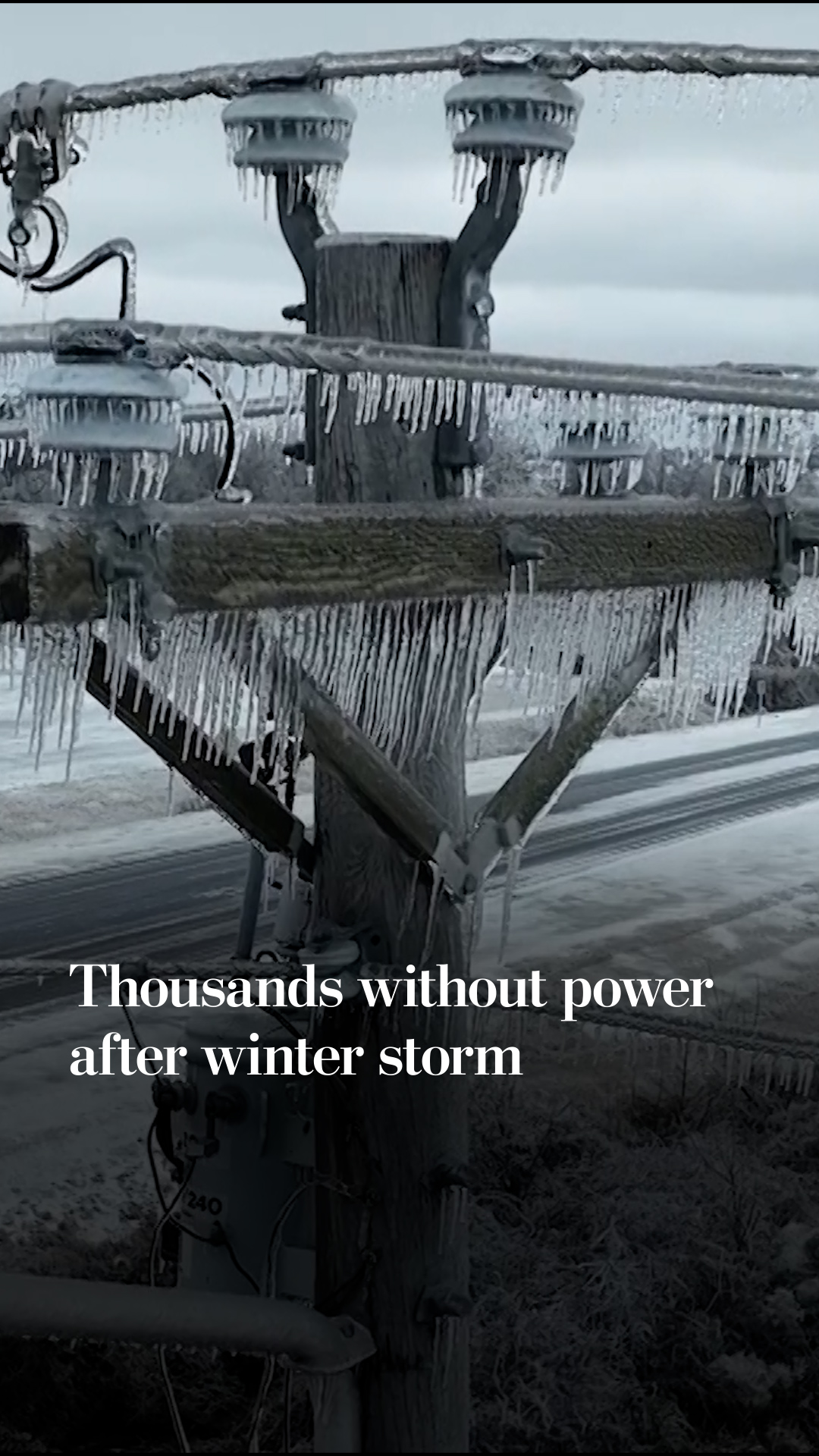 Thousands without power after winter storm