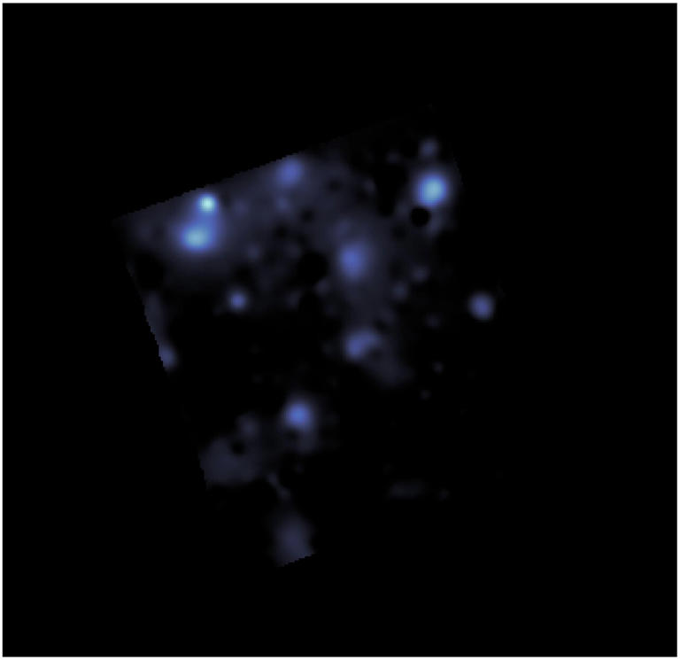 Using data from the James Webb Space Telescope, astronomers have produced one of the most detailed maps to date of dark matter. By measuring how gravity from unseen matter bends the light of background galaxies, the map shows how dark matter acts as the hidden framework on which visible galaxies are built. Credit: Dr. Gavin Leroy/Professor Richard Massey/COSMOS-Webb collaboration.