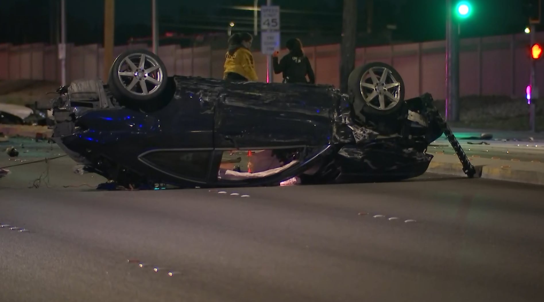 One dead, another critically injured after overnight crash in southwest ...
