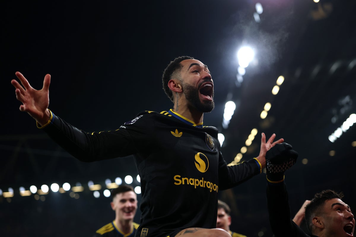 Cunha risks ban after outburst during Man Utd celebration at Arsenal