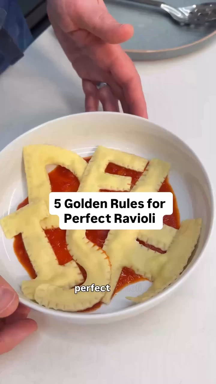 Danny loves pasta's 5 golden rules of ravioli