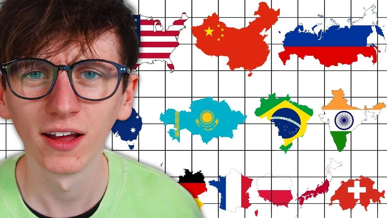 Comparing the size of every country!