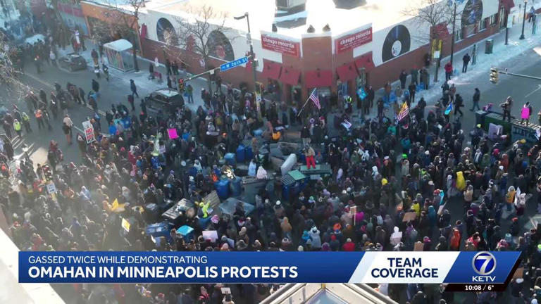 Omaha woman takes part in Minneapolis ICE protests