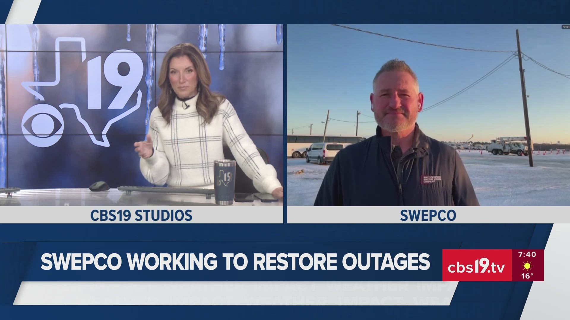 Live interview: SWEPCO working to restore power to thousands throughout ...