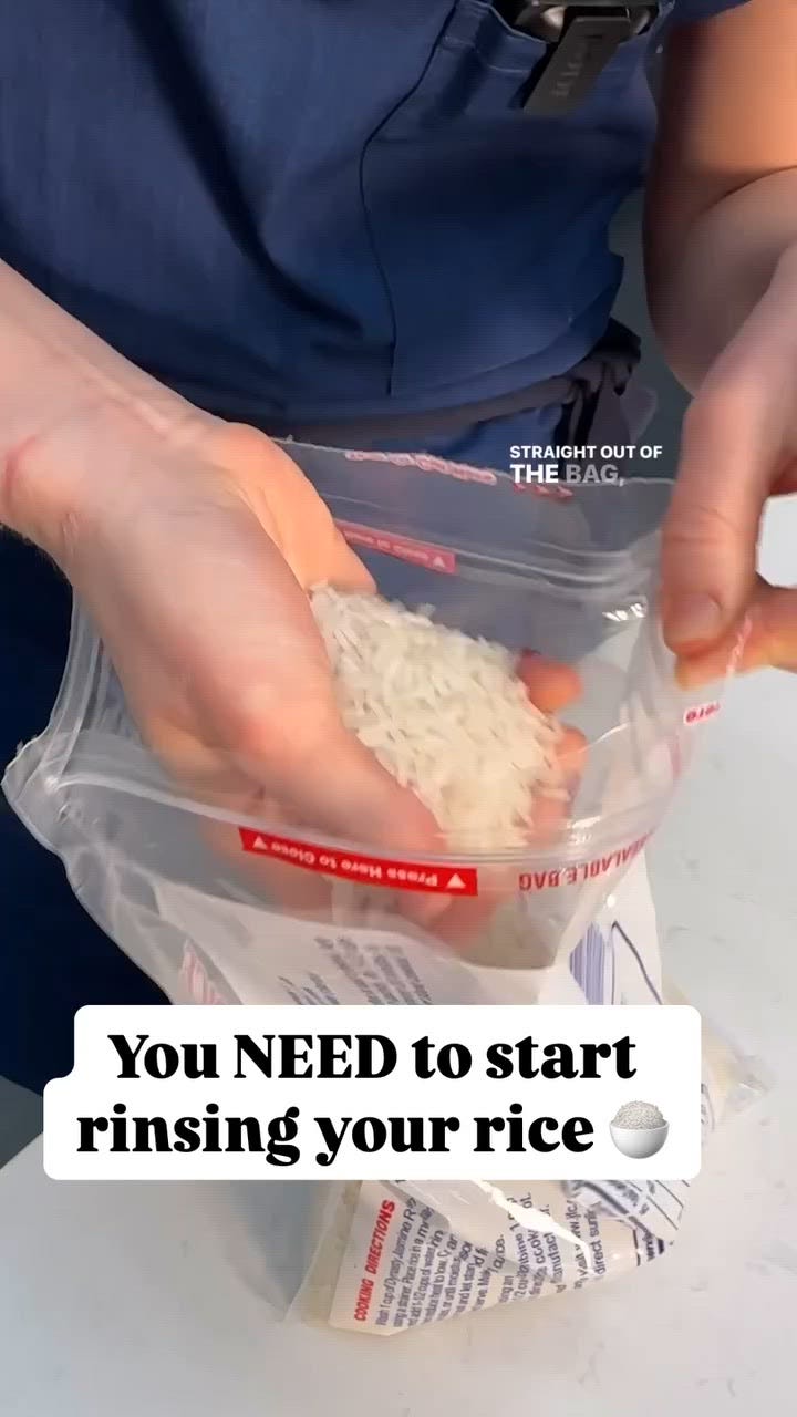 Do you really have to rinse rice?