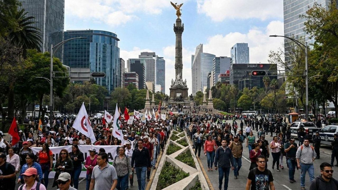 Alerta CDMX: marchas y bloqueos previstos hoy lunes 26 de enero