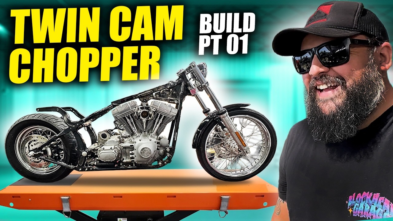 Building a Harley Twin Cam chopper (Pt 01: Stripping)