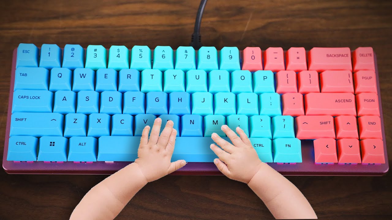 I built my baby her first keyboard