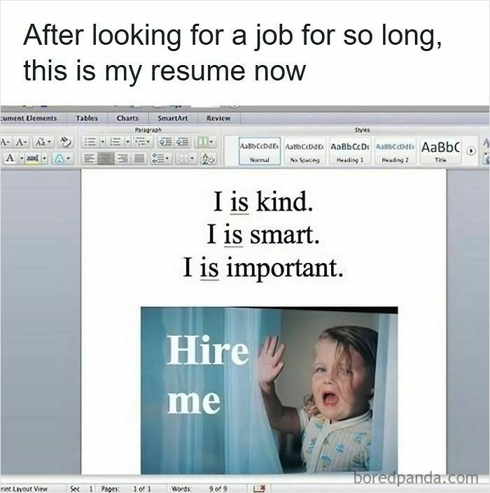 52 Hilarious Resume Memes That Might Be Painfully Relatable