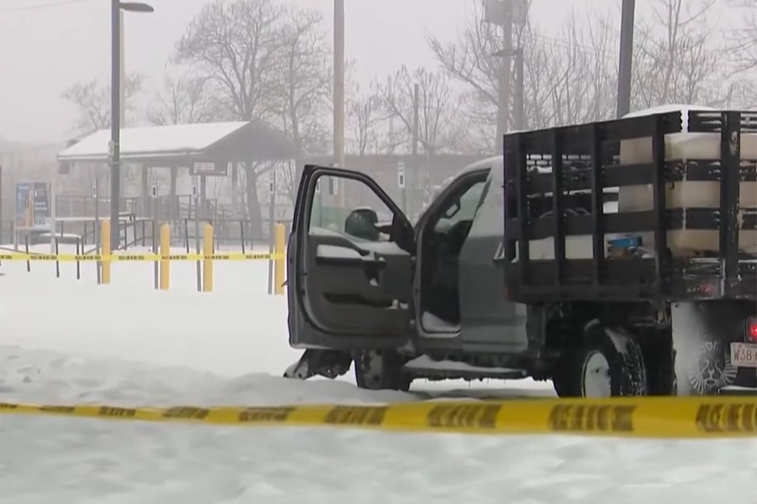 Woman killed after couple struck by snow plow while walking in parking ...