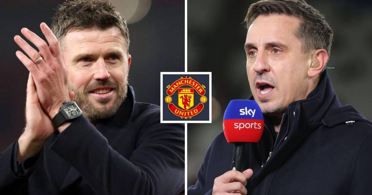 Gary Neville reduces next Man Utd manager to two world-class names amid serious warning on Carrick<br><br>