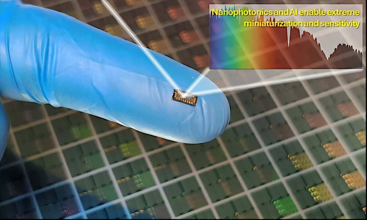 Scientists shrink a lab-grade spectrometer down to the size of a grain ...