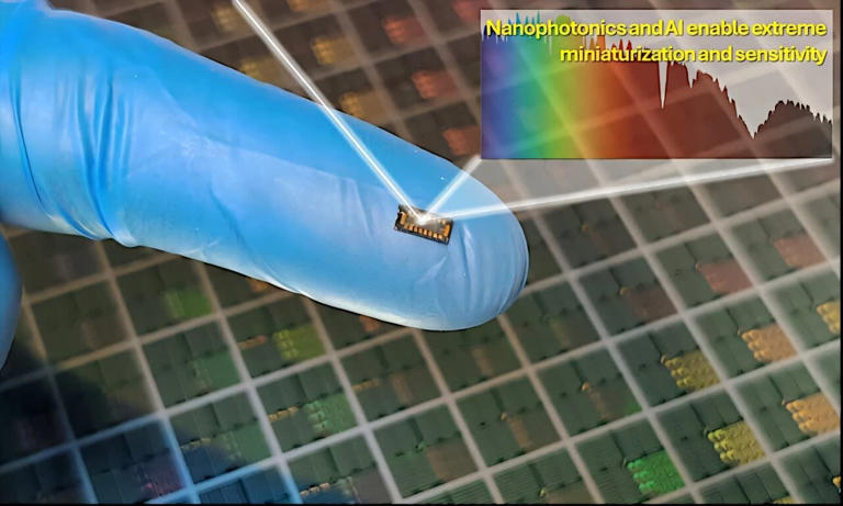 Scientists shrink a lab-grade spectrometer down to the size of a grain ...