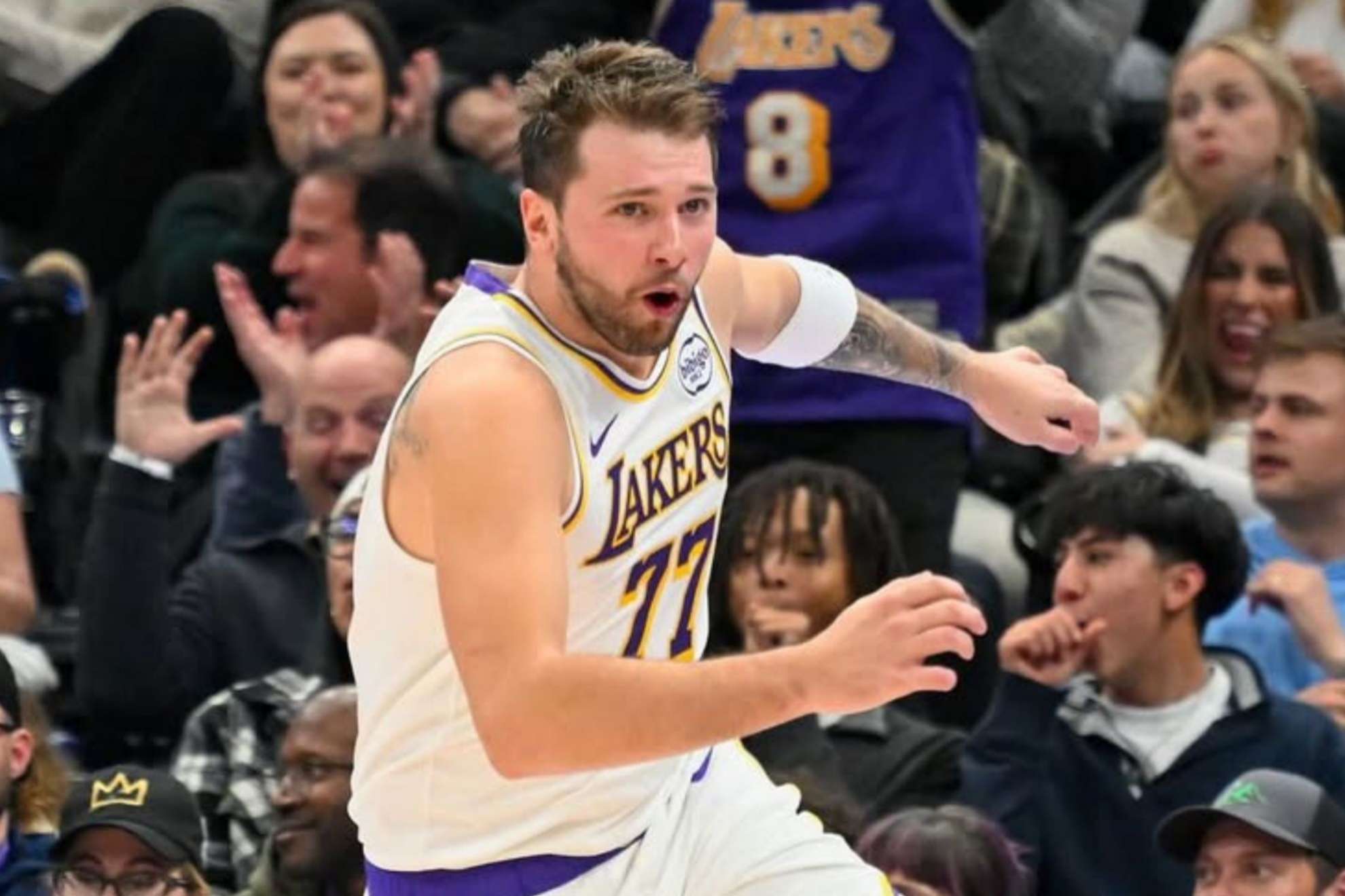 Luka Doncic walked off uncomfortably after the win fueling injury concerns