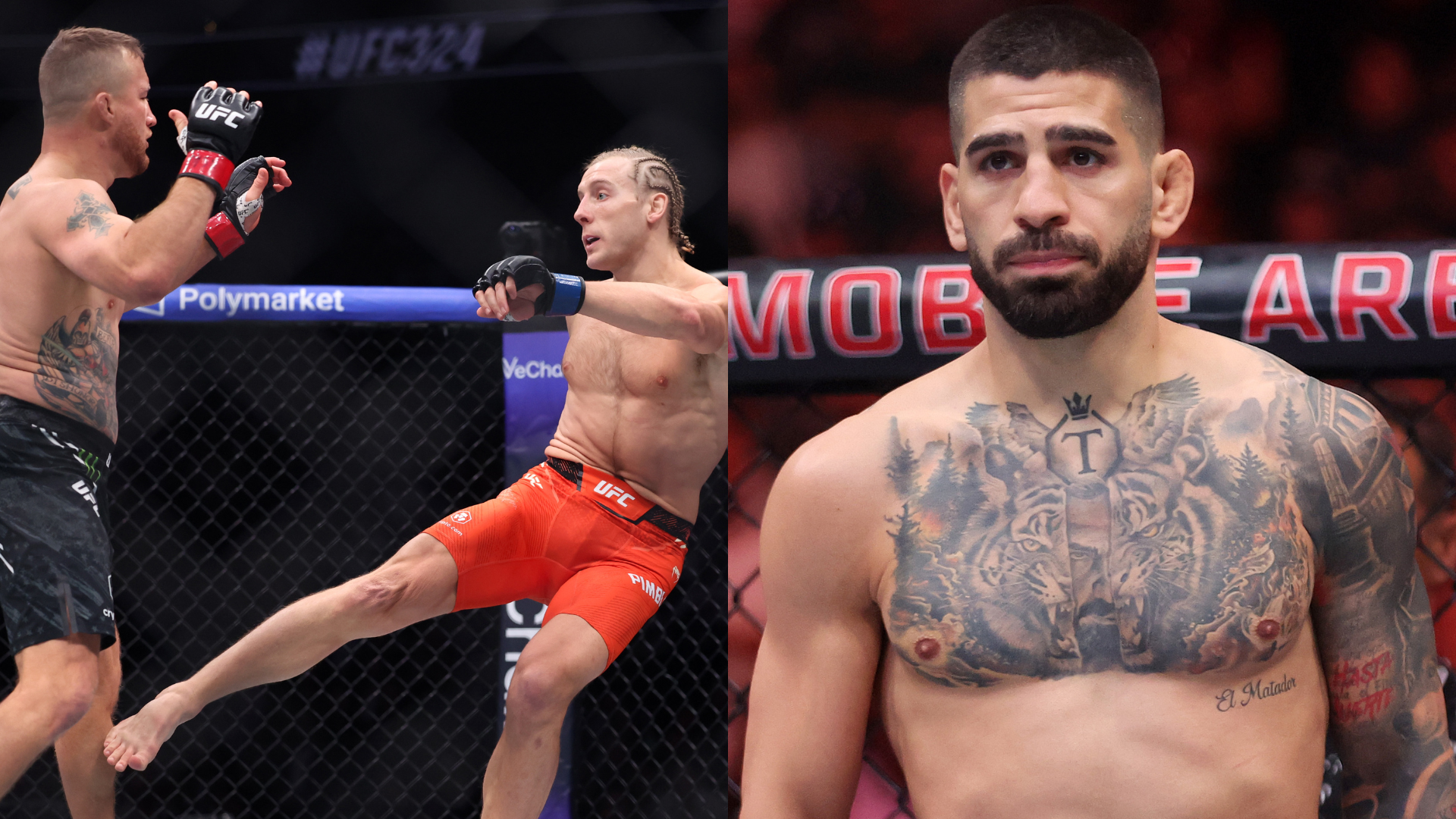 Ilia Topuria reacts after Justin Gaethje’s UFC 324 win, blasts Paddy ...