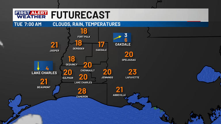 First alert forecast: Bitter cold to grip southwest Louisiana through week