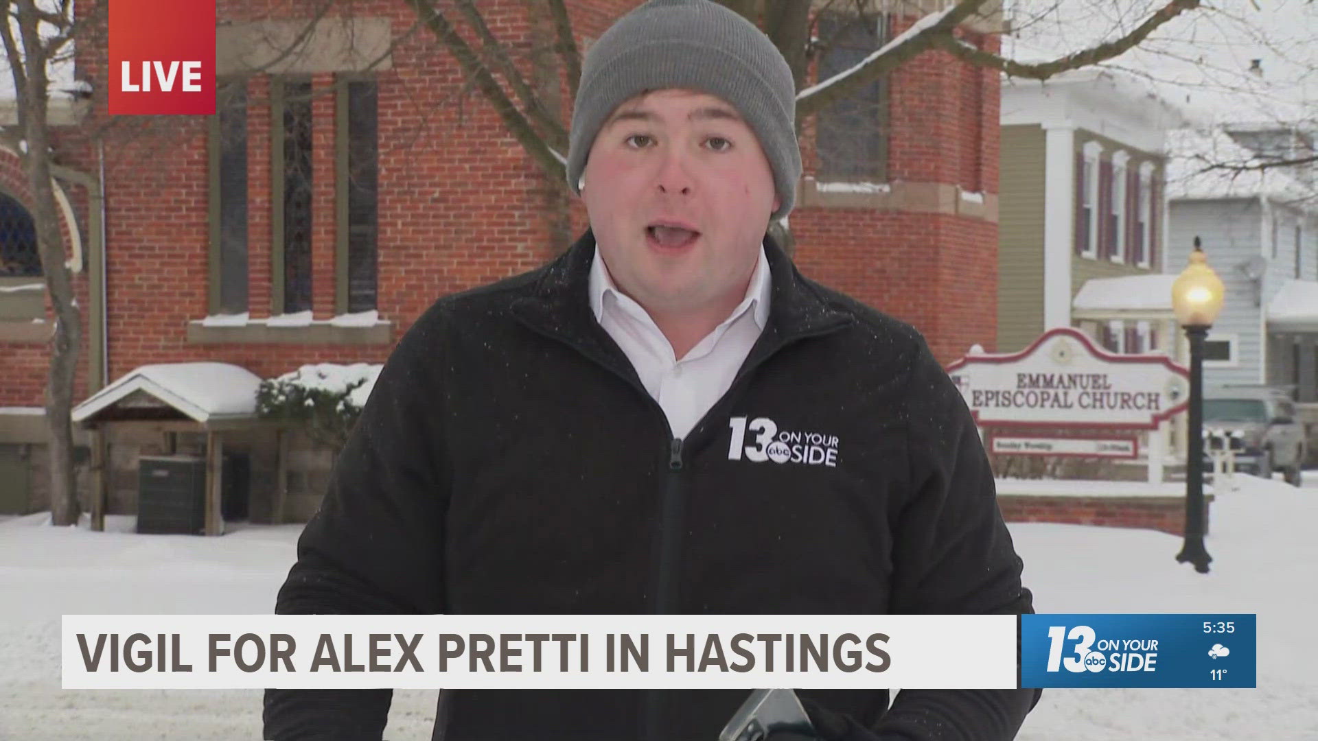 Vigil for Alex Pretti planned at Emmanuel Episcopal Church in Hastings