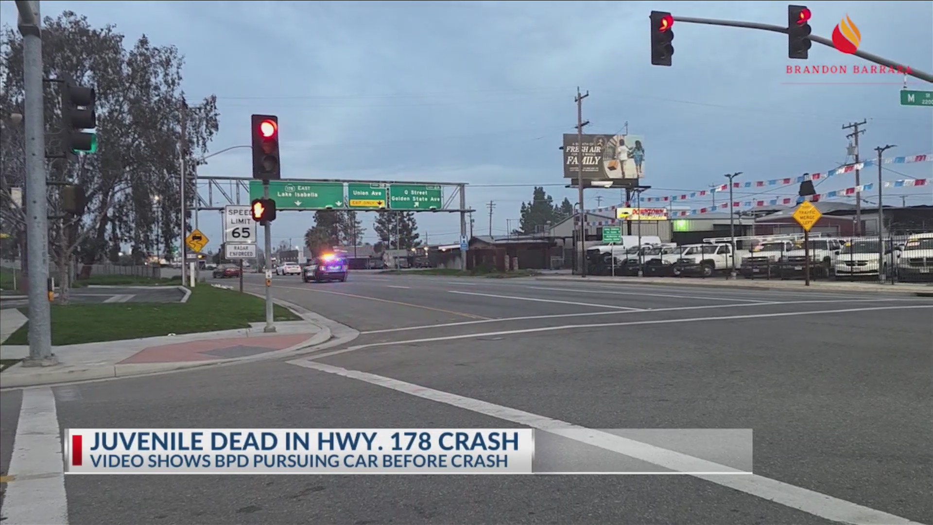 Juvenile dead in Hwy 178 crash