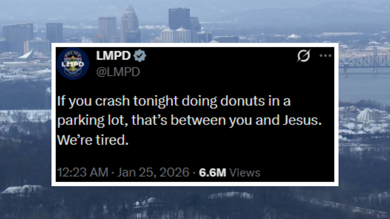 LMPD gets attention for series (around 100) of snarky snowstorm tweets