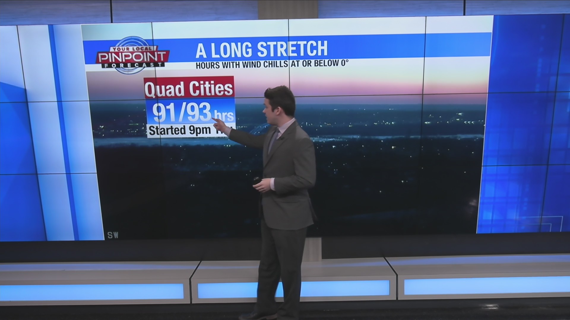 A long stretch of cold weather
