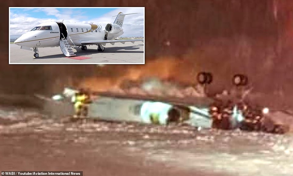 Report: Voice heard saying 'Let there be light' before jet crashed