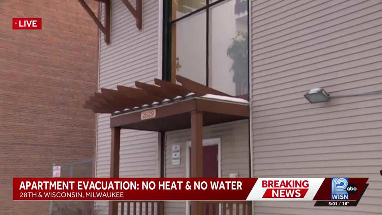 Milwaukee officials address building evacuation over lack of heat and water