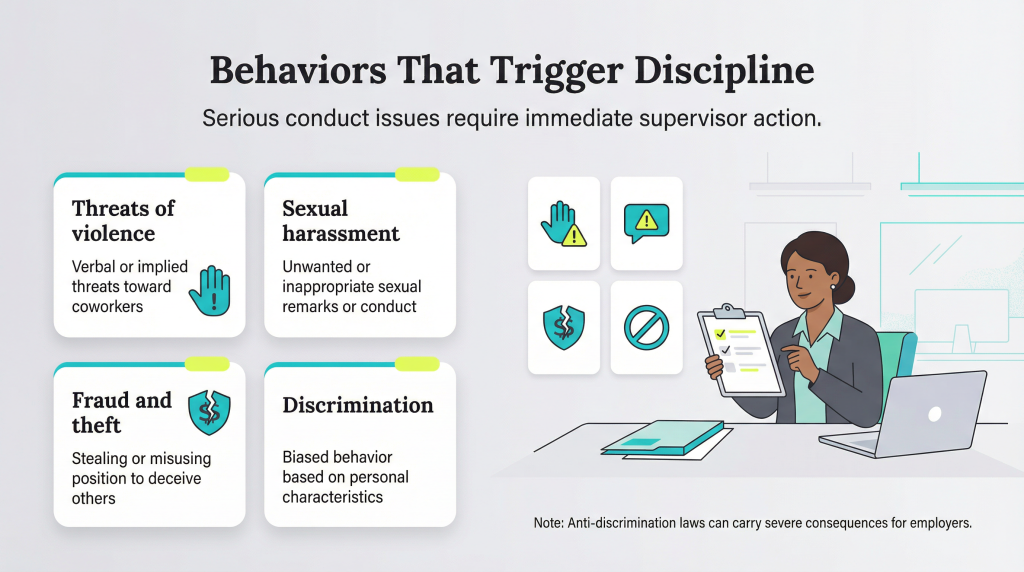 What is disciplinary action?