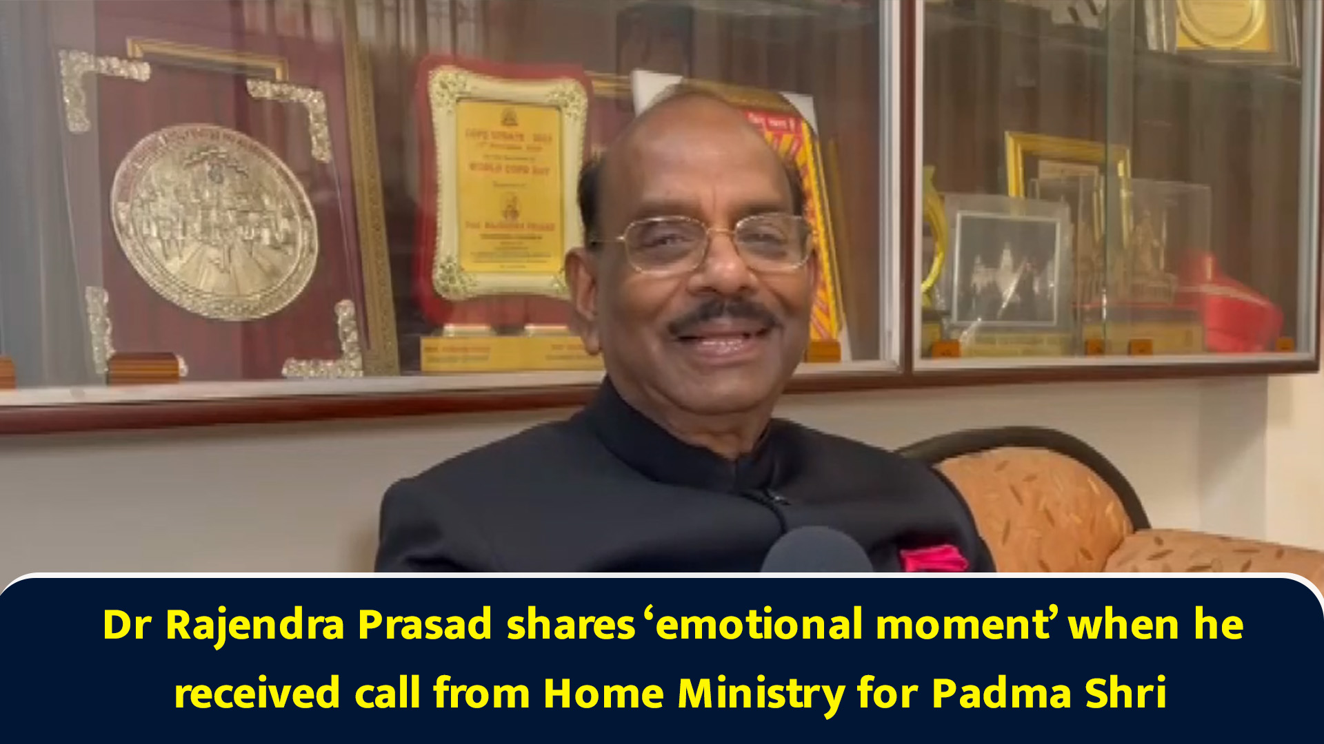 Dr Rajendra Prasad shares emotional moment when he received call from ...